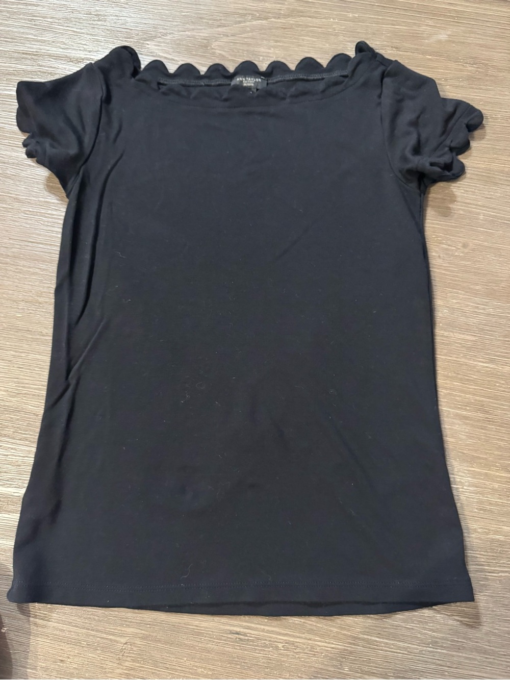 Basic Black Crew Neck Tee